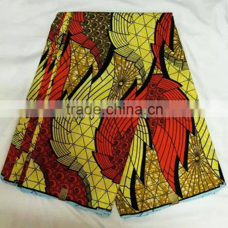 Wholesale hollandais wax fabric nigeria lace fabric custom printed cotton fabric