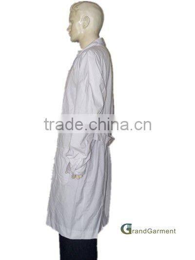 Anti-static Clothes White Lab Coat 99% Cotton 1%Anti-static Plus Size Designer