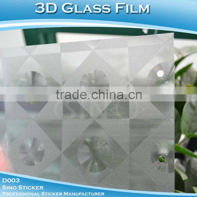 Newest 3D Self Adhesive Forested PVC Window Film
