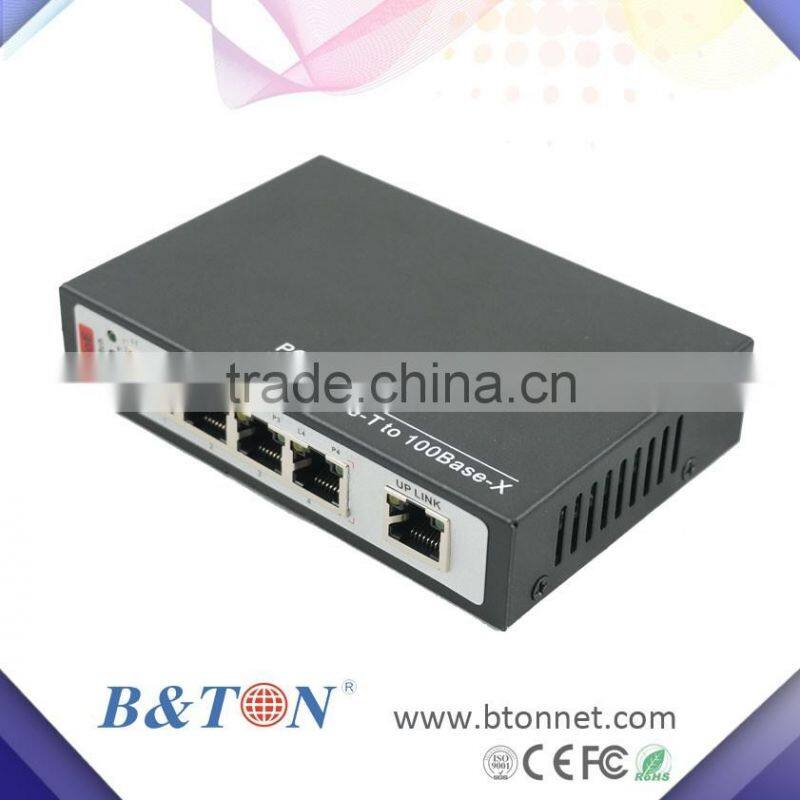 5 Port POE switch with 4 POE ports 25.5W