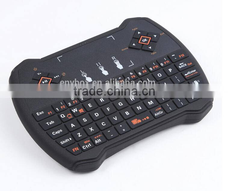 2016 Hot 2.4g wireless control Touchpad Plug-and-Play I9 mini keyboard