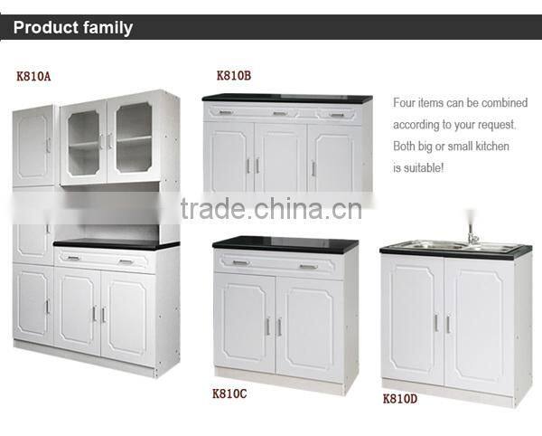 K810A Wooden kitchen cabinet plastic cover in cheap price