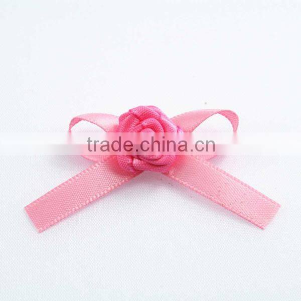 satin ribbon rosette bow