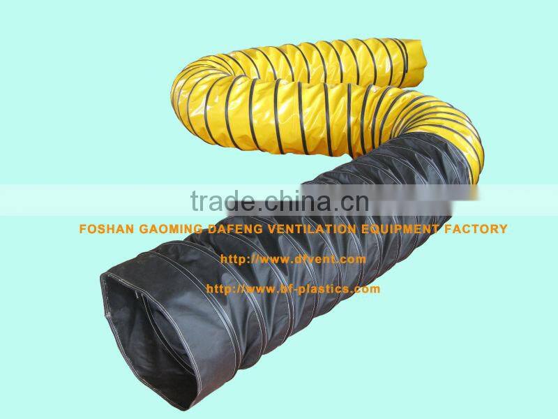 flexible heat resistant combined type air duct