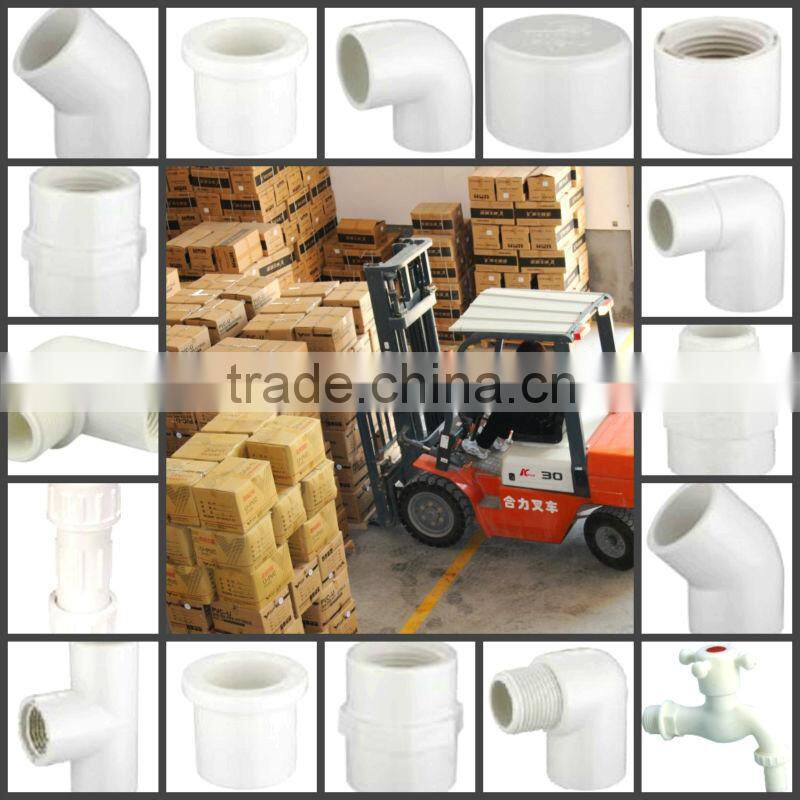 Factory/Low price ASTM Schedule 80 PVC Pipe fittings copper female tee