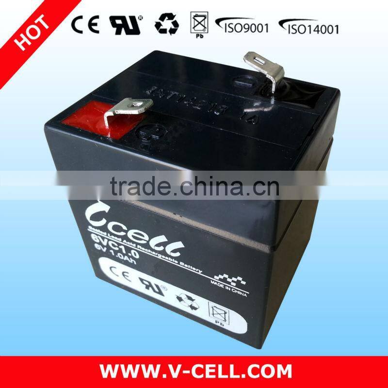 6V 1.0Ah solar power battery manufacturers