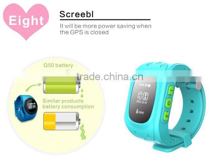 Lowest price smart GPS kid watch with history routing record and electronics fence function developed for children safety