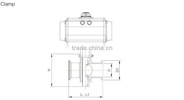 LPC12 series Sanitary Butterfly Valve Stainless Steel Buttery Valve