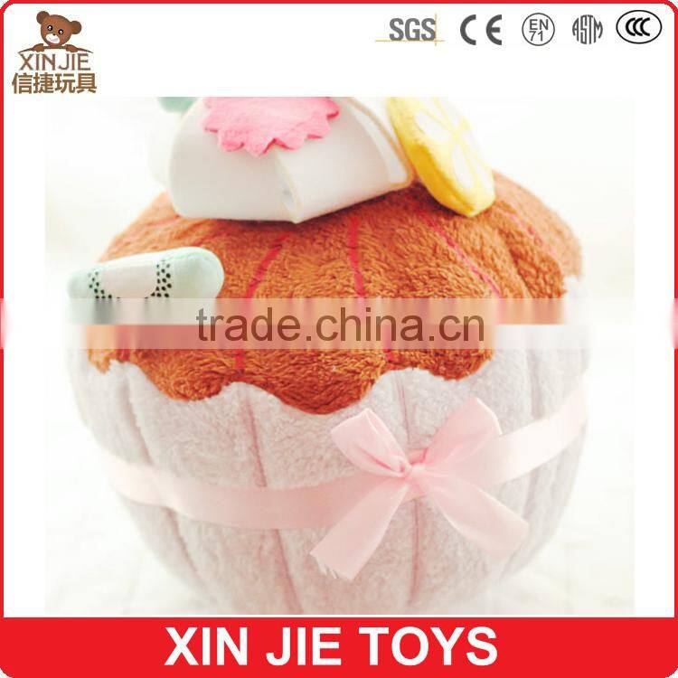 customize plush cake shape pillow nice design stuffed cake pillow good quality plush cake