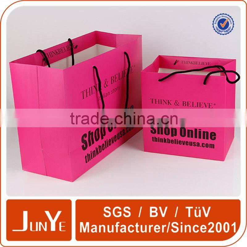Best price custom logo paper gift bag