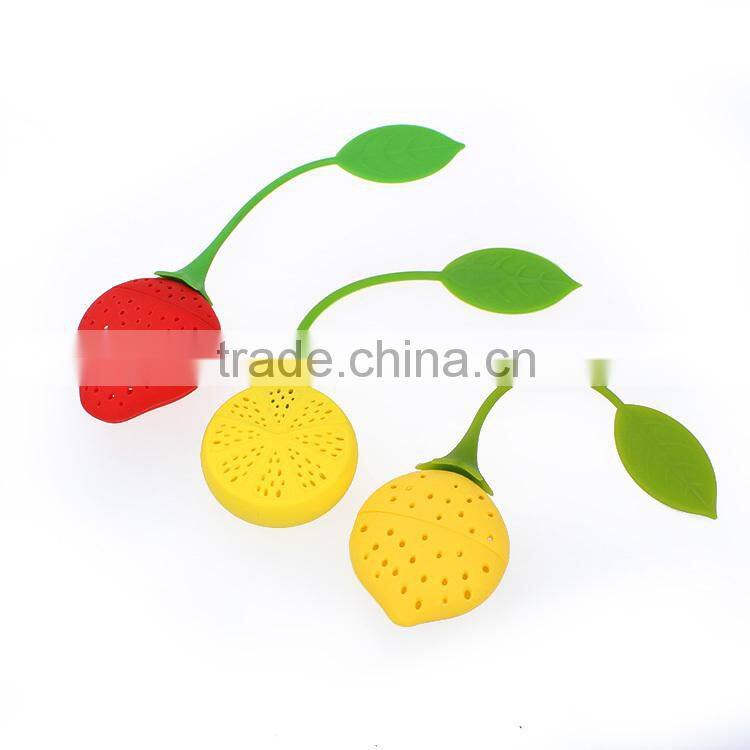 New Silicone Infuser Loose Tea Leaf Strainer Herbal Spice Filter Diffuser