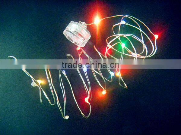 Mini copper/silver wire LED string light with battery operated YH-9002B