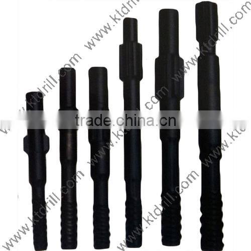 female and male striking bars shank adapter for rock drilling
