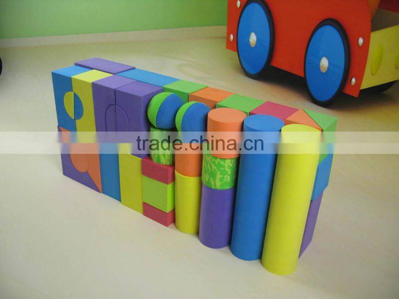 3D model eva foam building block toys for kids