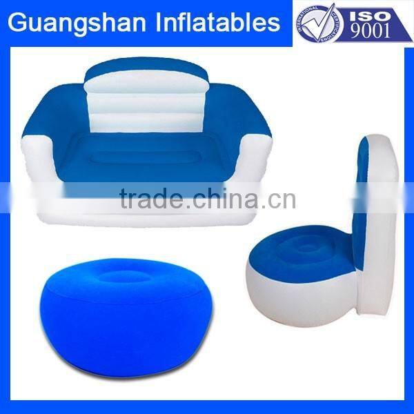 Custom 4 PCS luxury Inflatable living room sets sofa and chair