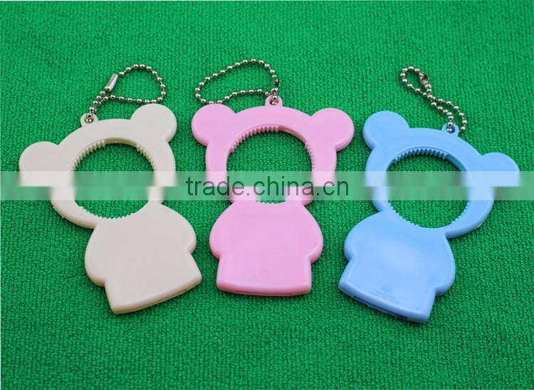 keychain bottle opener wholesale/bear mouth bottle opener/beer bottle opener