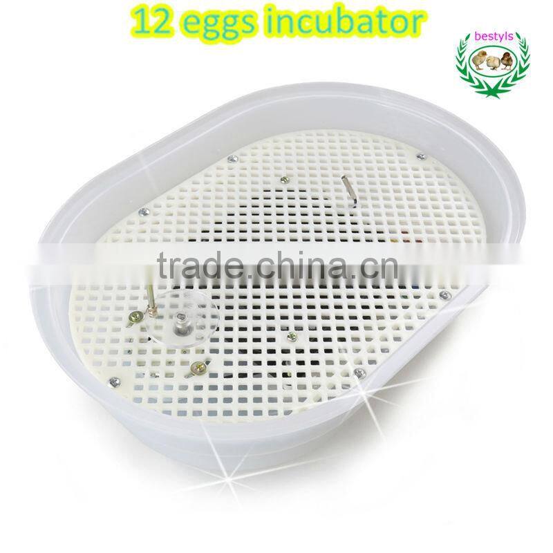 Hot sale !!! JN12 Chicken egg incubator 12 eggs poultry incubator machine in Guangzhou