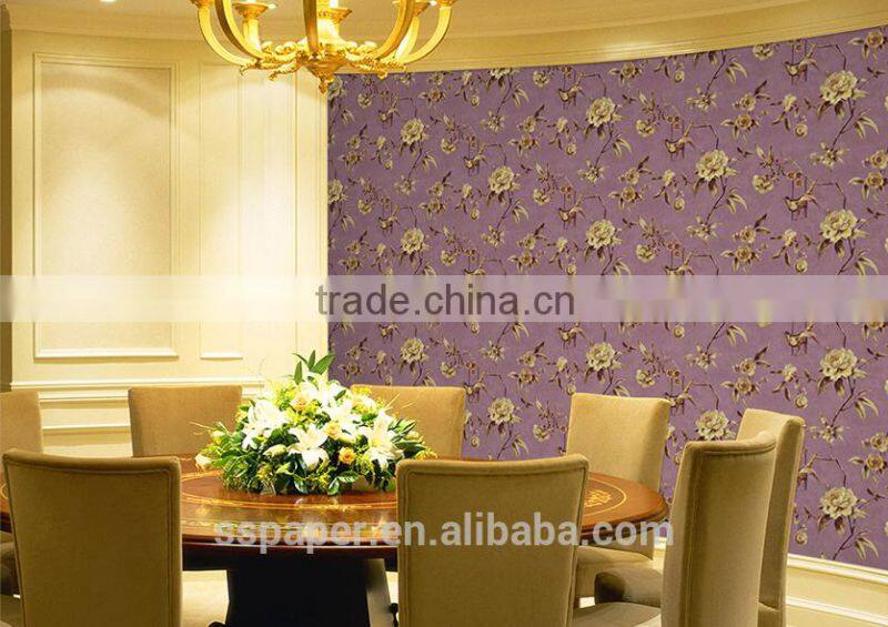 water-proof wallpaper 3d embossed wallpaper