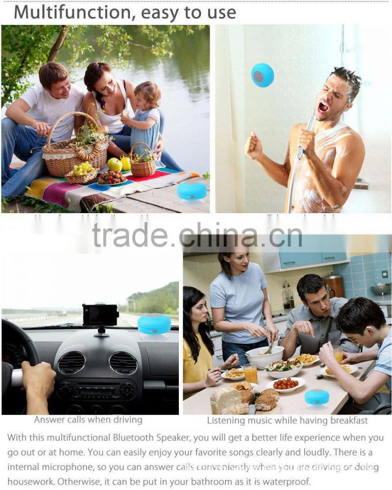 YZTEK supply New Good Price Mini Shower Waterproof Bluetooth Speaker