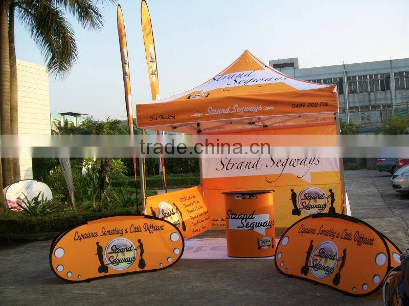 A Frame horizontal and Vertical pop-up banner display