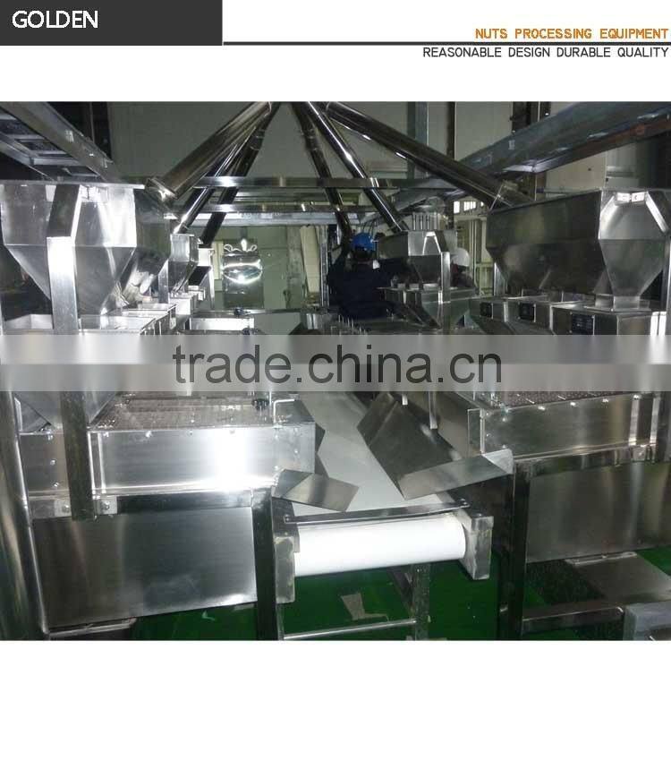 Food Machinery Peanut Roasting Blanching Production Line