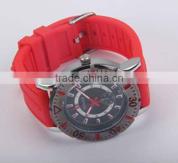 Japan movt quartz silicone watches whosale