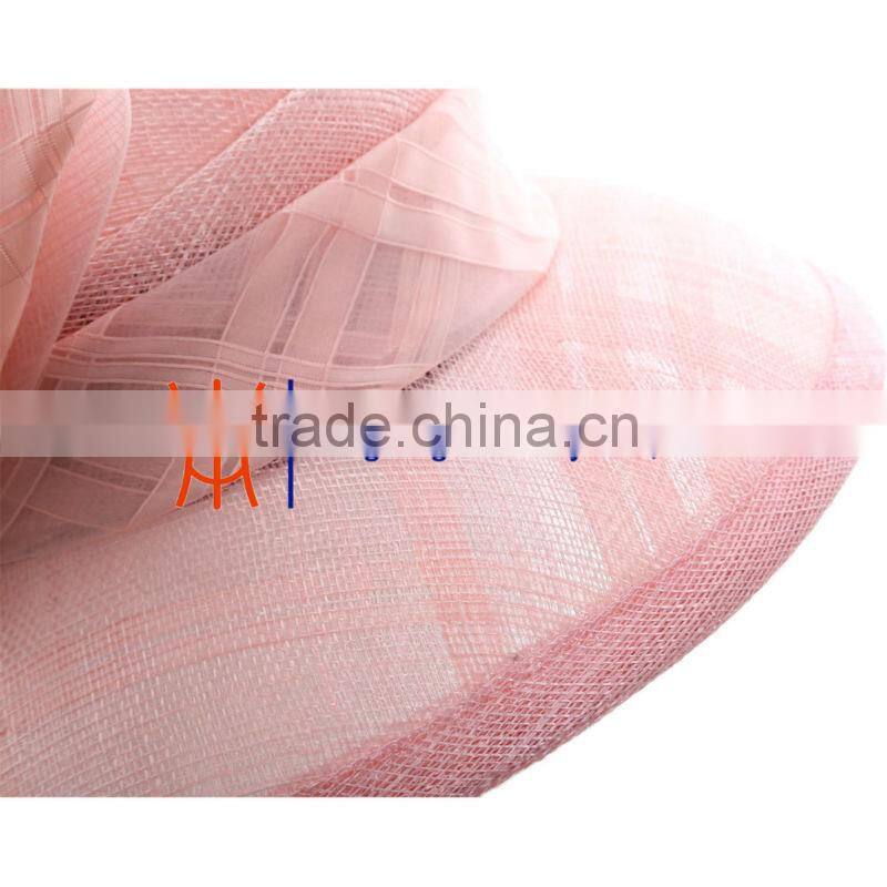 full brim hard hat/philippine sinamay/sinamay base