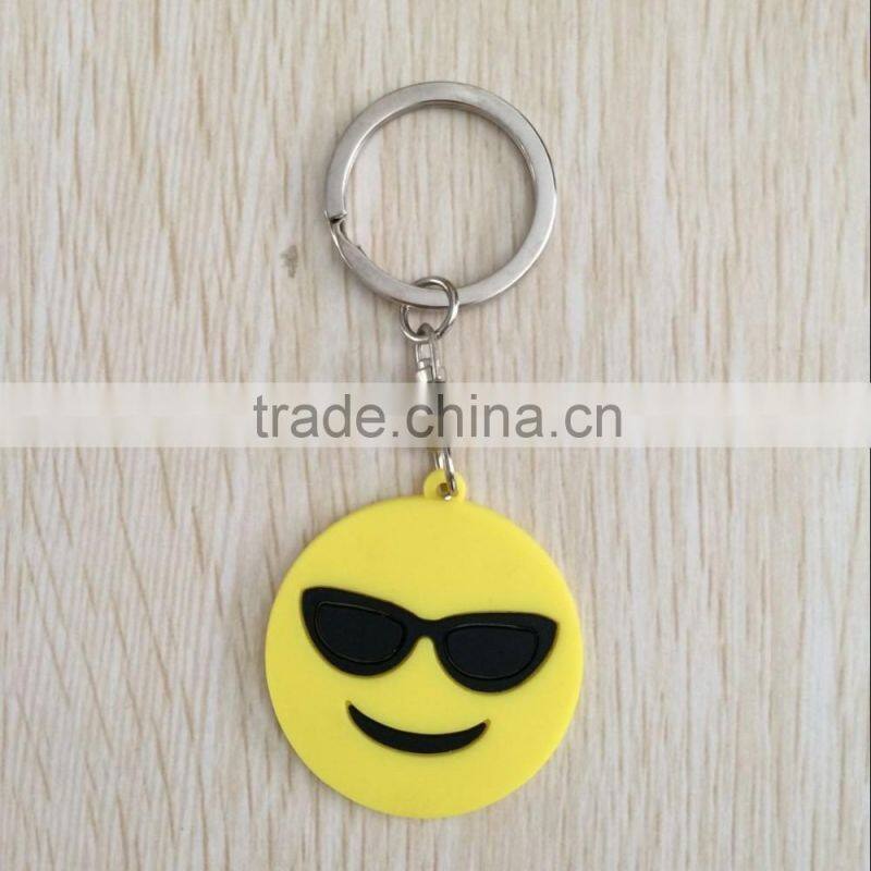New design 3D Custom Shaped cute Soft PVC Keychain