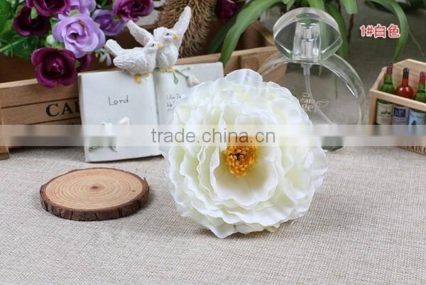 Wedding decoration wholesale silk rose flower heads