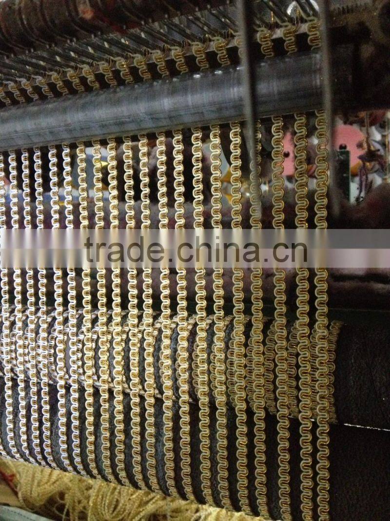 vintage thin collars embellishment bronze color sewing neck golden lace trims