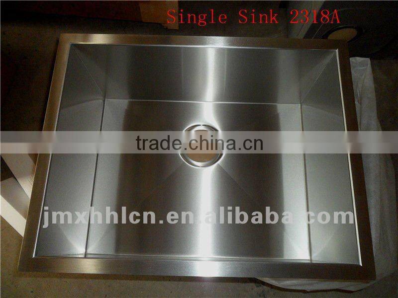 cUPC handmade topmount sink 2218