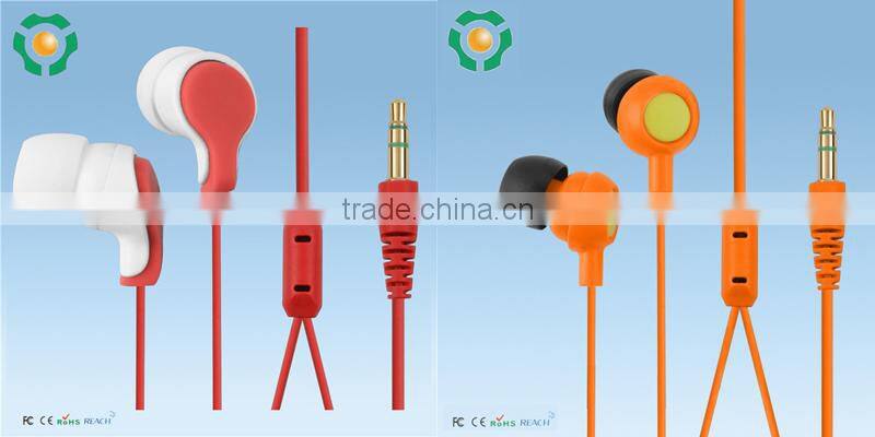 Bulk Wired Communication and In-Ear Style airline Earphone audifono