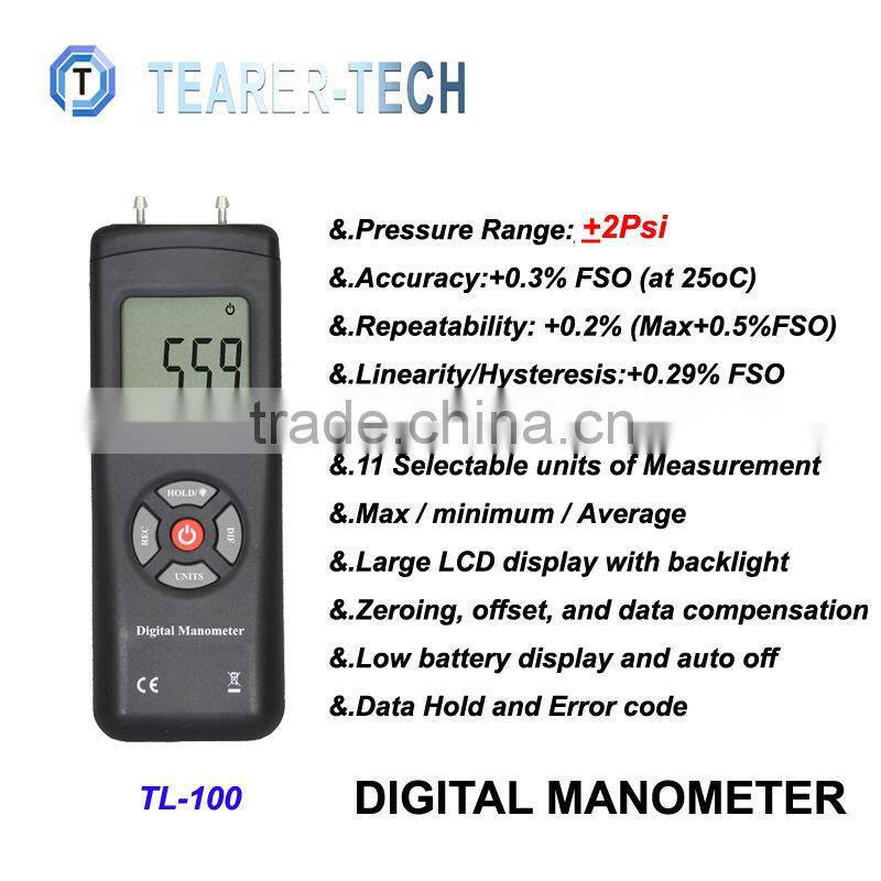 Accuracy Pressure Manometer,Manometer,low pressure manometer(5PSI)