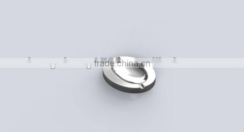 Oval metal outdoor ashtray in bulk from china factory