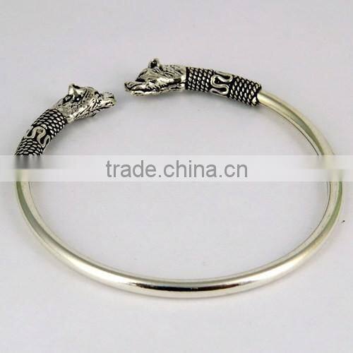 Excellent !! Flower Shape Plain 925 Sterling Silver Bracelet, For Beautiful Wrist, Fresh Silver Jewellery