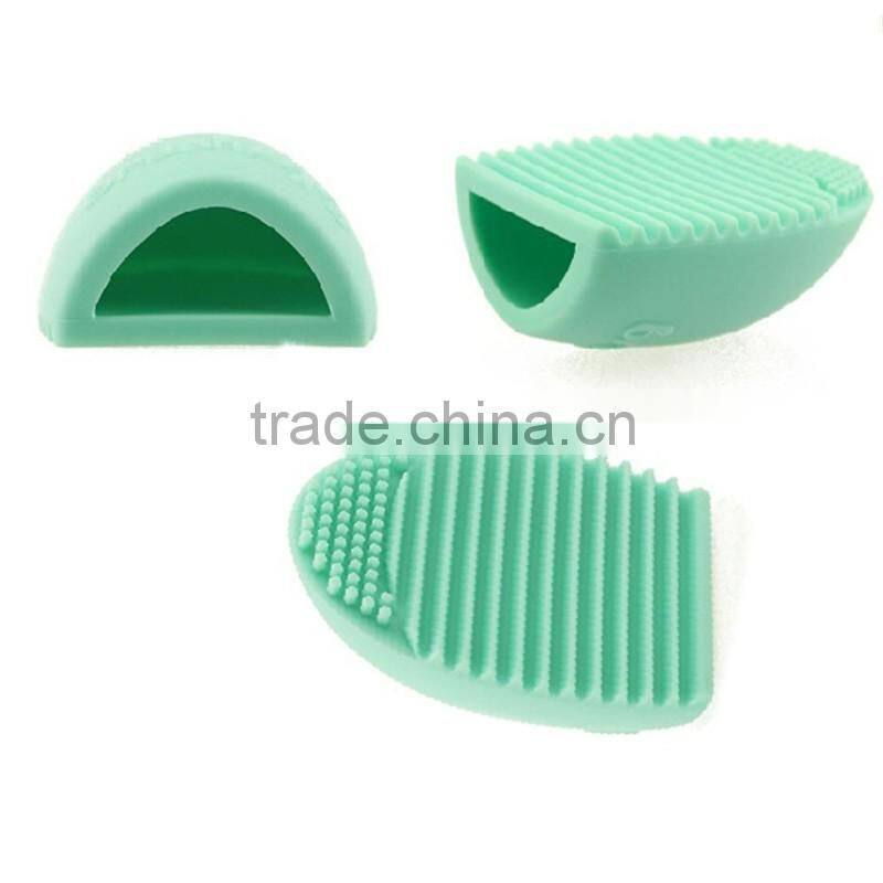Silicone Makeup Brush Cleaner Brush egg shape Cleaning makeup Brush tools makeup brush cleaner