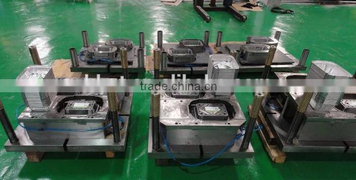 alu foil box power press, china aluminium foil container making machine