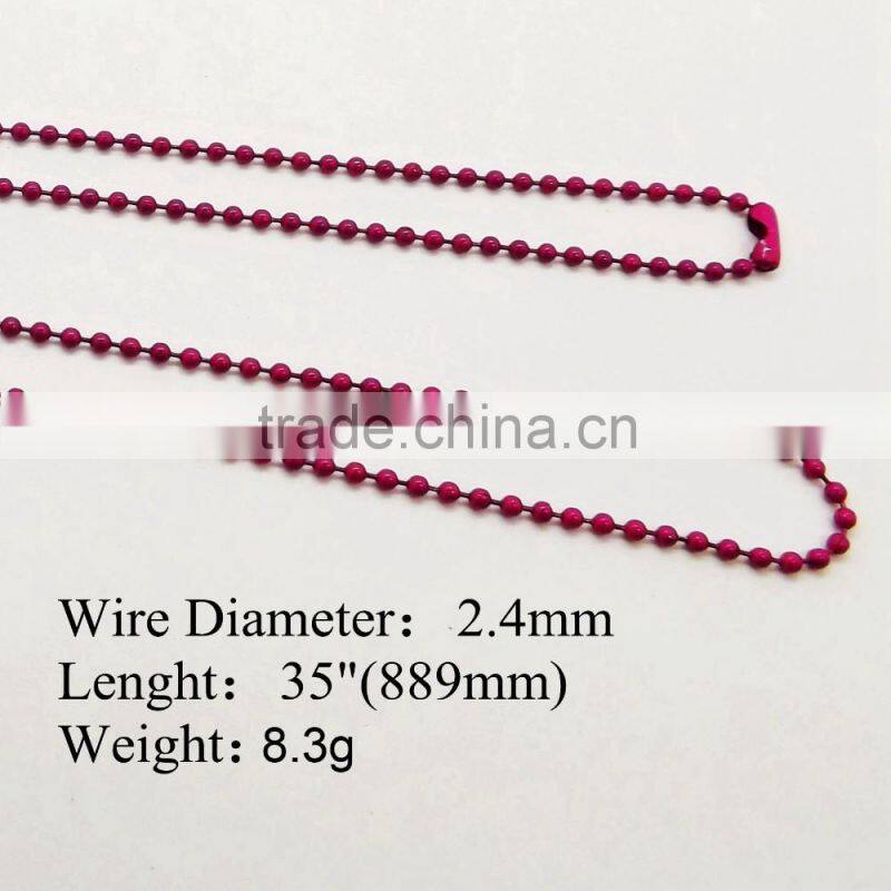 Christmas Decoration Bead Chain Necklace