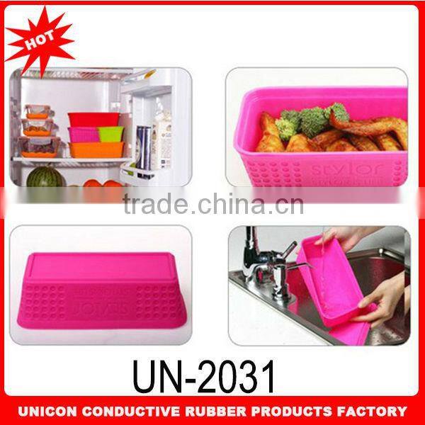 High quality newest lunch box make of food grade silicone