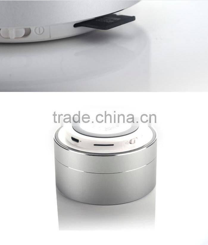 newest and high quality A10 metal bluetooth speaker with led light