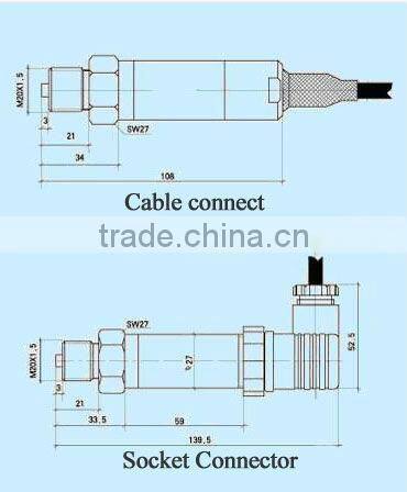 Pressure water level transducer KDMC20A