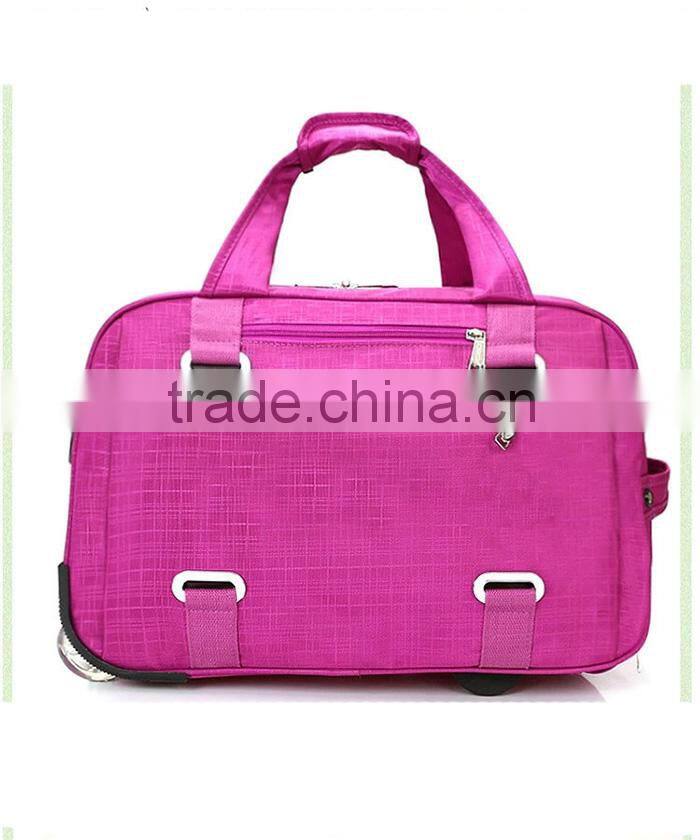 2015 modern pink custom low cadmium travel bag sports bag duffle bag