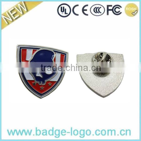 soft enamel metal school logo badge