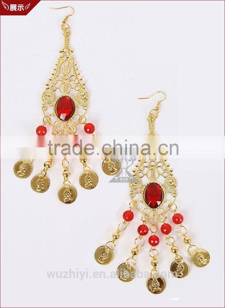 Fashion belly dance accessory performance wear drop earrings (T13)