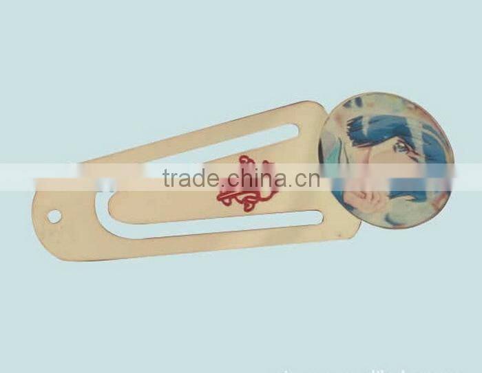 Cheap custom shape custom metal bookmark for books