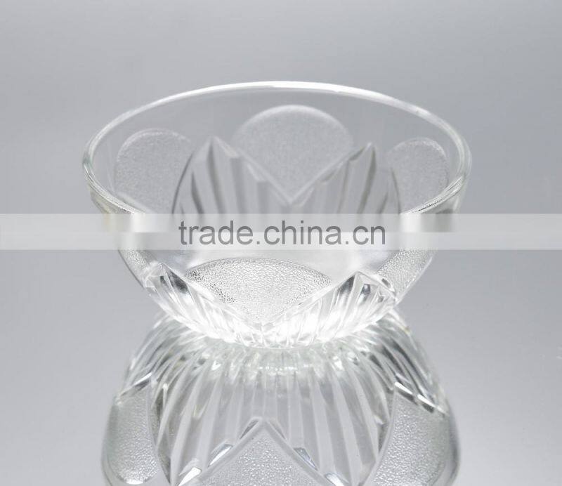 Clear Sunflower Glass Bowls