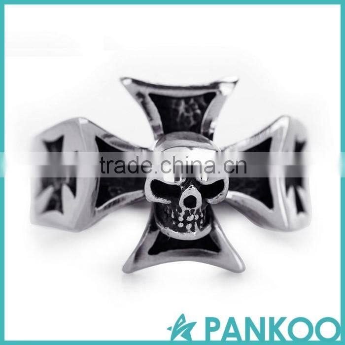 2016 Non-mainstream fashion classic retro series of various punk skull shape Thai silver and titanium unisex ring