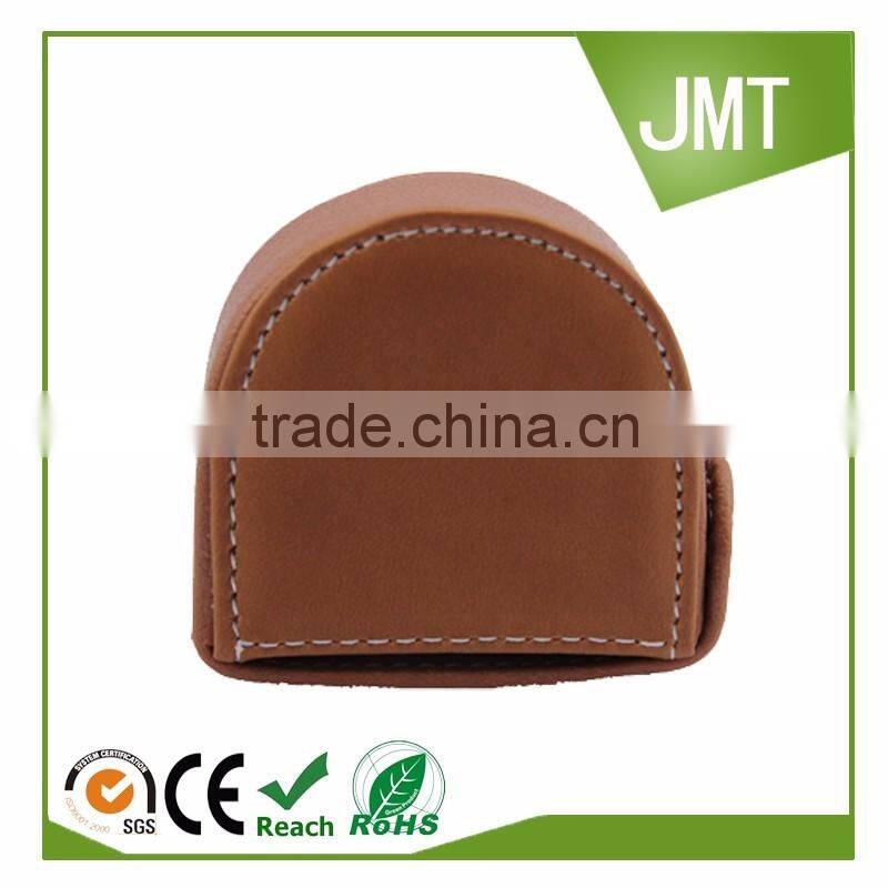 Mini Lovely leather travel alarm clock for gift