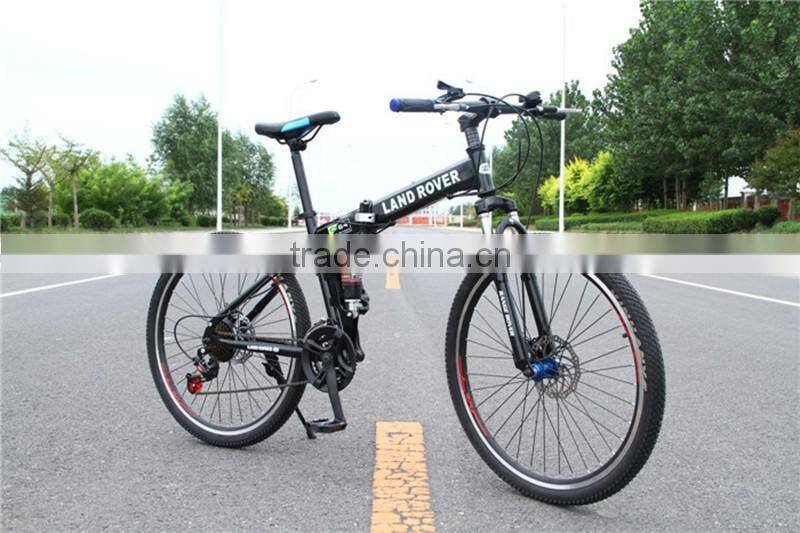 26-inch folding mountain bike 21 speed dual disc brakes student bike