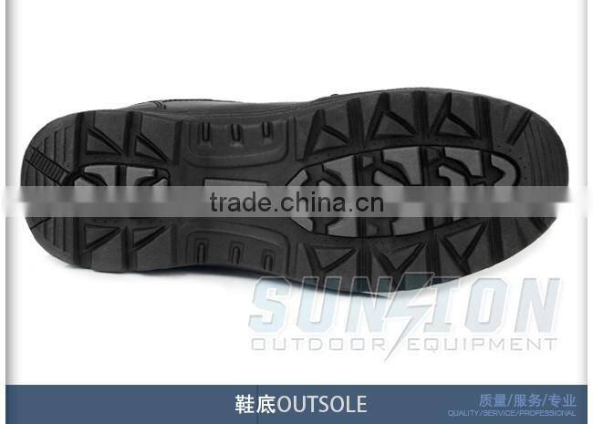 Tactical Boots Featuring Fanscinate design using waterproof nylon and cowhide leather.